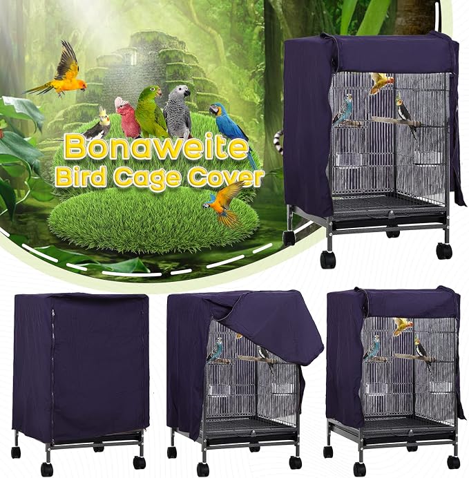 QBLEEV Birdcage Cover, Breathable Night Cover - Image 4