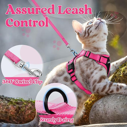 rabbitgoo Cat Harness and Leash Set, Escape Proof Soft Adjustable Vest Harnesses - Image 4
