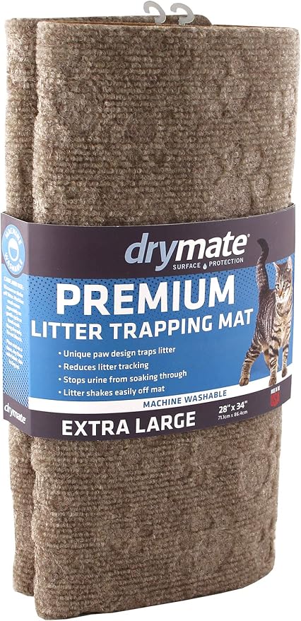 Drymate Cat Litter Box Mat, Litter Trapping Mat, Waterproof, Urine-Proof - Image 9