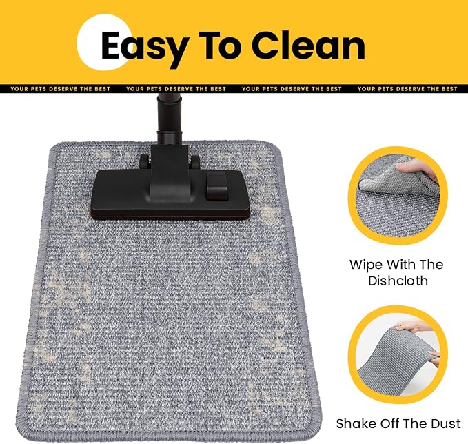 Cat Scratcher Mat, Natural Sisal Cat Scratch Pad - Image 8