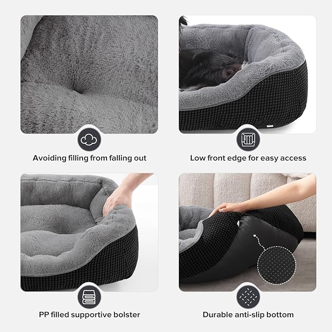 INVENHO Dog Bed Medium Size, Orthopedic Warming Soft Calming Sleeping Durable - Image 7