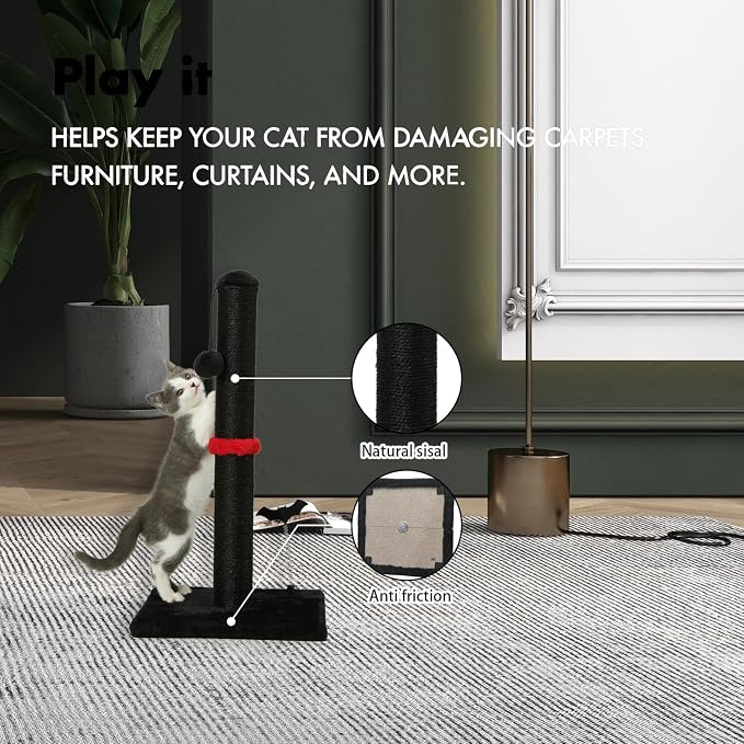MECOOL Cat Scratching Post Premium Sisal Scratch Posts - Image 3