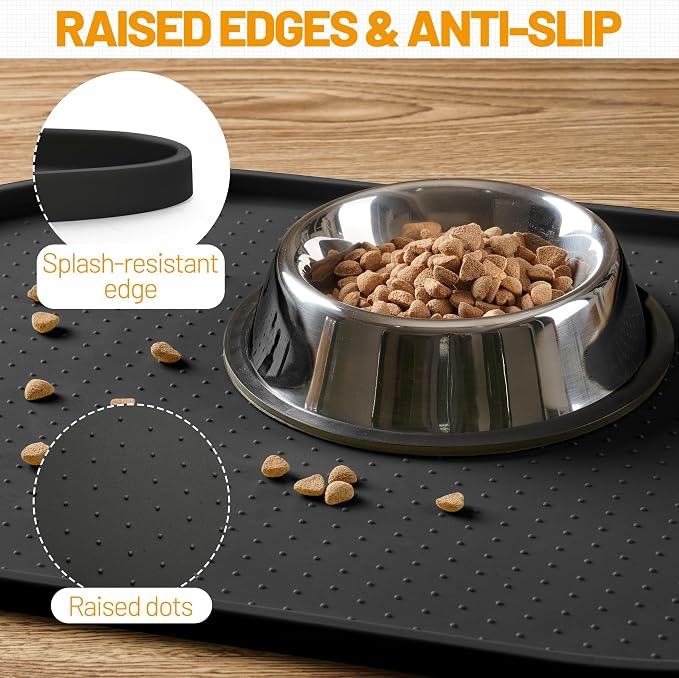 Hubulk 100% Waterproof Silicone Pet Feeding Mat - Image 3