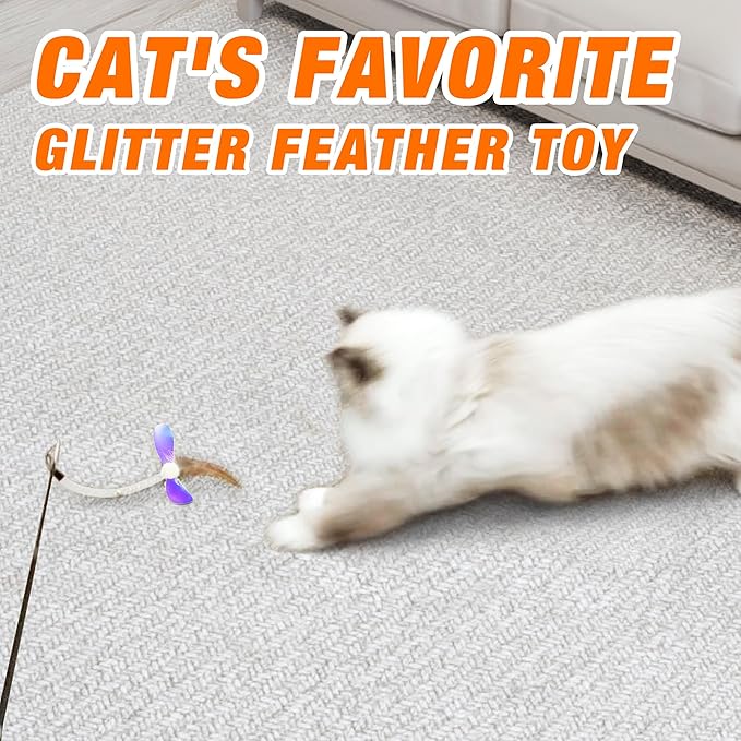 JXFUKAL Cat Feather Toy Refills - Image 5