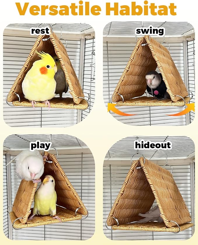 Chewproof Steel Frame Cockatiel Bird Nest - Image 7