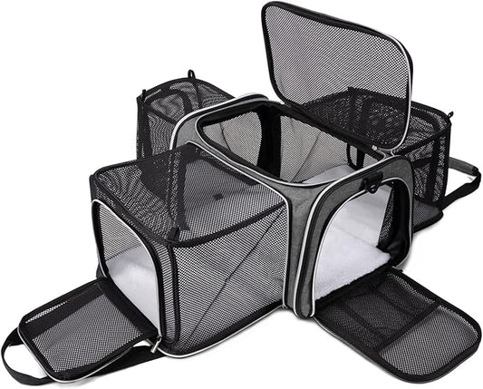 BAGLHER Cat Carrier Bag, Airline Approved Pet Carrier Soft Side Pet Travel 5 by BAGLHER