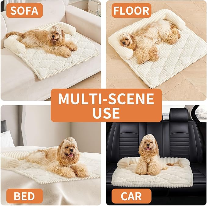 HAOMAIJIA Dog Couch Bed for Medium Dogs, Non Slip Pet Couch Covers for Sofa - Image 6