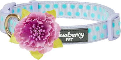 Blueberry Pet Adjustable Flocking Dog Collar by BlueberryPet