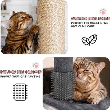 MoNiBloom 60 Inch Cat Tree Tower - Image 6