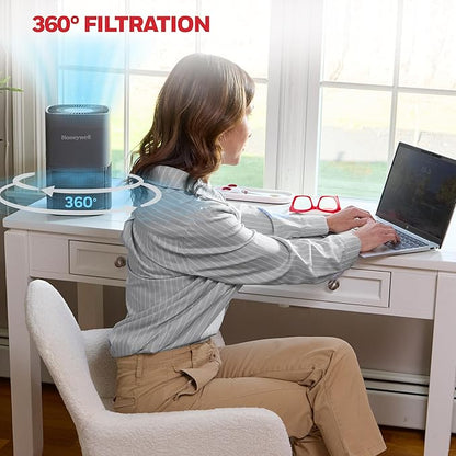 Honeywell Allergen Plus Compact HEPA Small Room Air Purifiers - Image 9