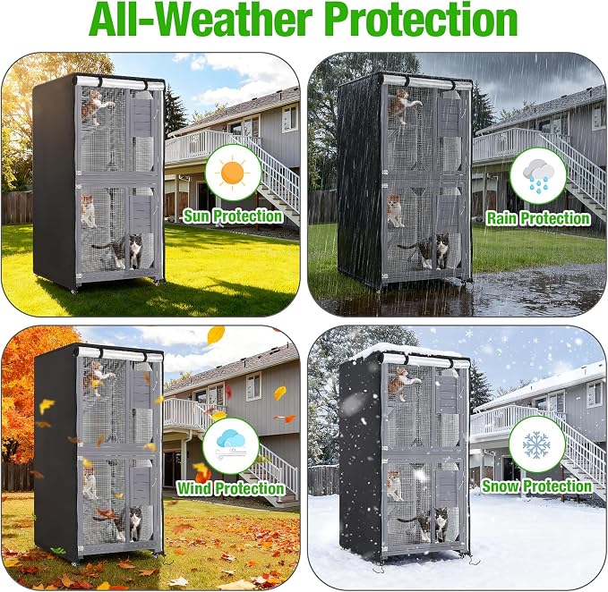 Kingling Outdoor Cat House Cover - Image 7