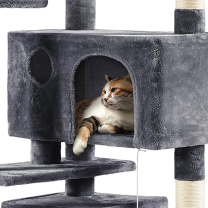 Yaheetech 70in Multi-Level Cat Tree Tall Cat Tower Cat Furniture - Image 4