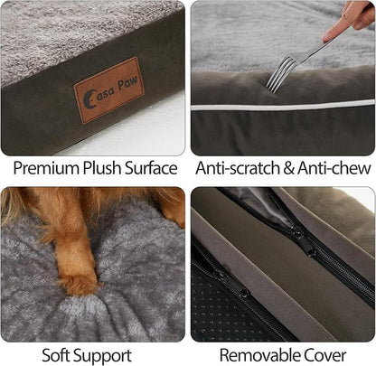 Orthopedic XXL Dog Beds, Waterproof Egg Crate Foam Big Pet Bed - Image 4