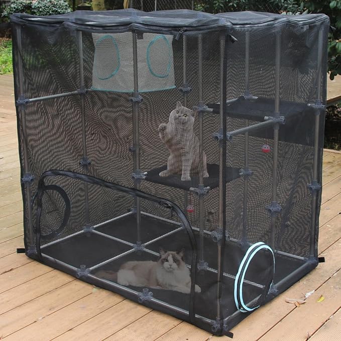 INTURN Catio Outdoor Cat Enclosure, Mega Kit by Unknown