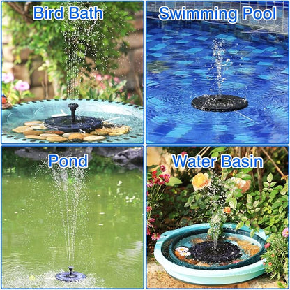 AISITIN 2.5W Solar Bird Bath Fountain Pump, Solar Fountain - Image 3
