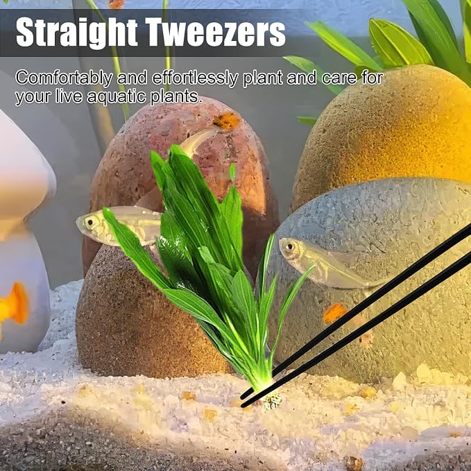 Aquascaping Tools Aquarium Kit – 4PCS Plant Trimming Tool Set - Image 6