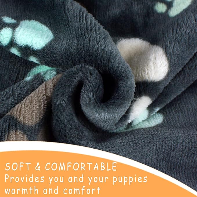 Dog Blankets for Large Dogs, 3 Pack Blanket Washable 41" x 31", Fuzzy Soft Pet - Image 2