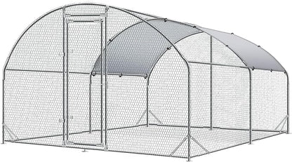 Large Metal Chicken Coop, Walk-in Chicken Run - Image 7