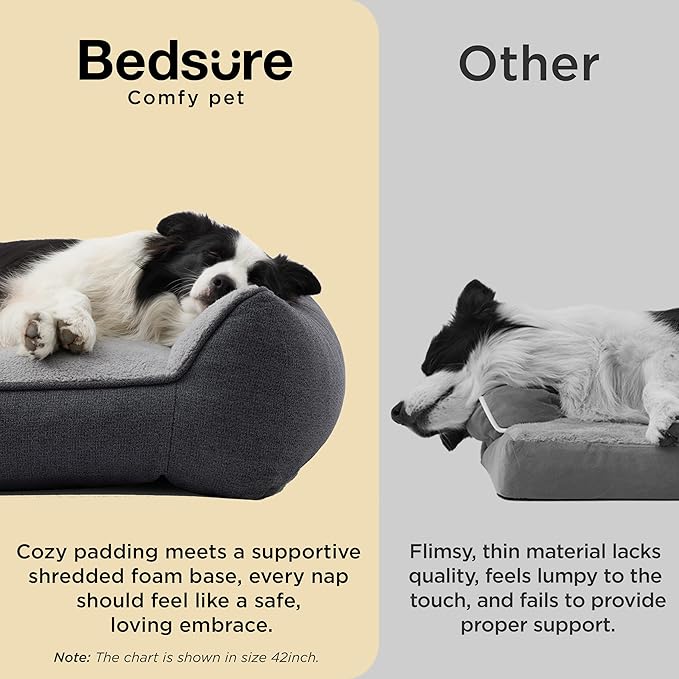 Bedsure SupportMax™ XL Orthopedic Dog Beds Large Sized Dog - Image 3