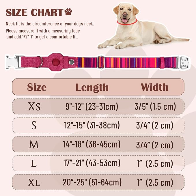 AirTag Dog Collar for Small Medium Large Breed - Image 4