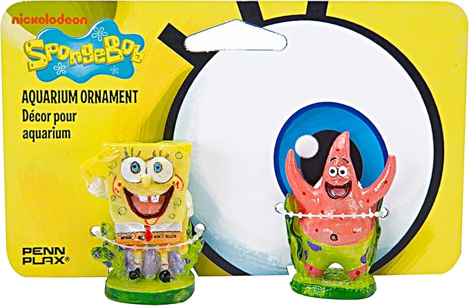 Penn-Plax Spongebob & Patrick-SBCP1 Filter Accessory, 1 IN by Penn-Plax
