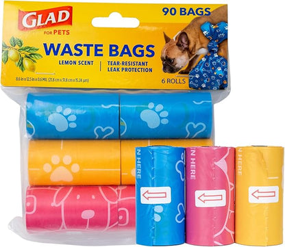 Glad for Pets Scented Waste Bags, Tear Resistant Pet Poop Pick-up Bags by GladTrashFoodStorage