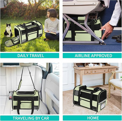 Cat Carrier Pet Dog Carriers TSA Airline Approved - Image 5