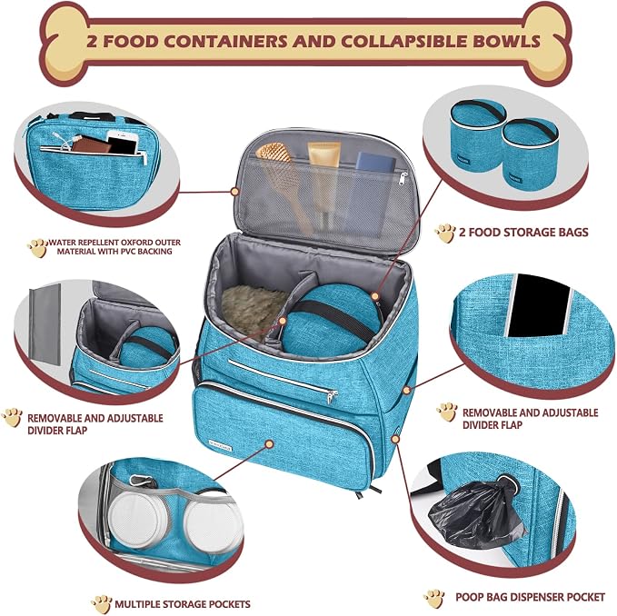 BAGLHER 丨Dog Travel Bag Backpack, Airline Approved Pet Supplies Backpack - Image 2