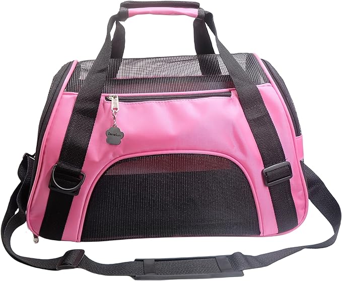 Cat Carrier, Soft-Sided Pet Travel Carrier by ZaneSun