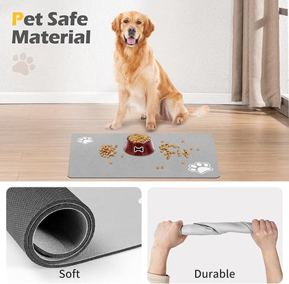 Pet Feeding Mat-Absorbent Dog Mat - Image 7