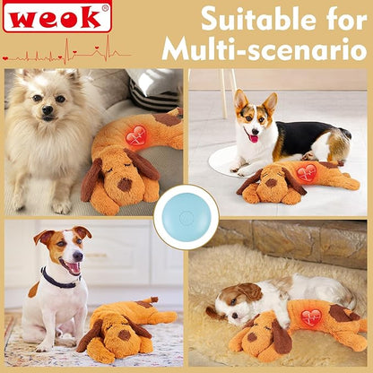 Heartbeat Puppy Toy, Comfort Cuddler Pillow, Dog Anxiety Relief Calming Aid - Image 2