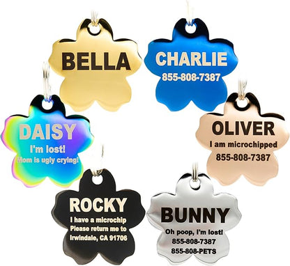 Engraved Dog Tags Personalized by PetANTastic