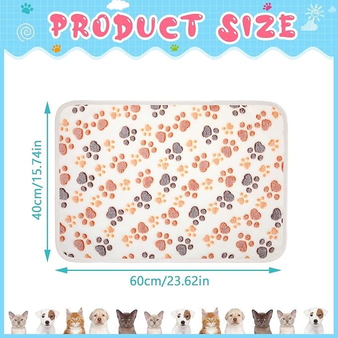 Tatuo 4 Pcs Dog Blanket for Pet Cat Blankets Indoor Puppy Teething Stuff Toys - Image 6
