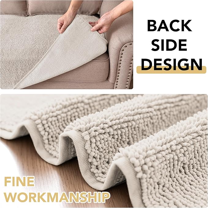 H.VERSAILTEX Non Slip Pet Couch Cover Chenille Dog Bed Protector Thick Soft - Image 5