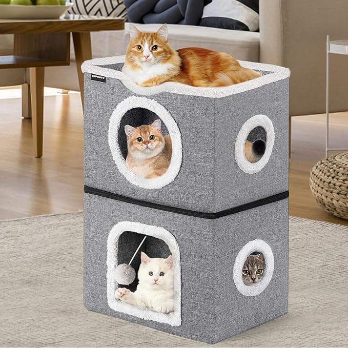 URPOWER 2 Story Cat Bed, Large Cat House - Image 5