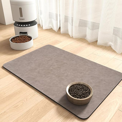 MontVoo-Absorbent Pet Feeding Mat-No Stains Pet Mat by MontVoo