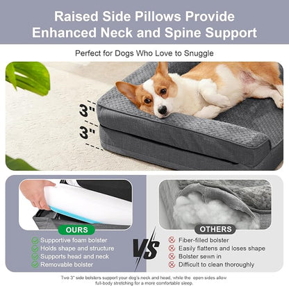 Orthopedic Dog Bed Medium Size Dog, Memory Foam Dogs Bed - Image 6