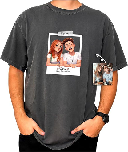 Custom Bootleg Rap Tee, Personalized Girlfriend Vintage Graphic T-Shirt by CustomsMerch