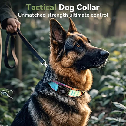 2026 Upgrade Waterproof AirTag Dog Collar, Military Tactical Dog Collar - Image 2