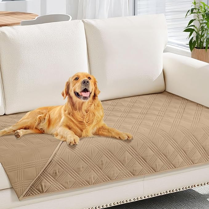 hyha Waterproof Dog Blanket, Reversible Pet Bed Blanket, Soft Sofa Couch Cover by hyha