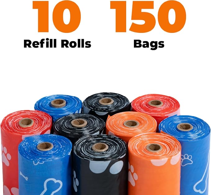 Best Pet Supplies Poop Bags for Dogs, 50% Post-Consumer Recycled Content dog - Image 8