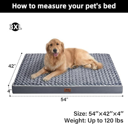 WESTERN HOME WH Large Dog Bed for Extra Large, Huge Dogs, Orthopedic Pet Bed - Image 6