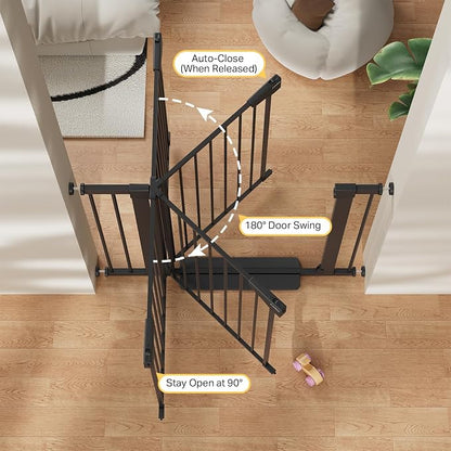 Cumbor 36" Extra Tall Baby Gate - Image 4