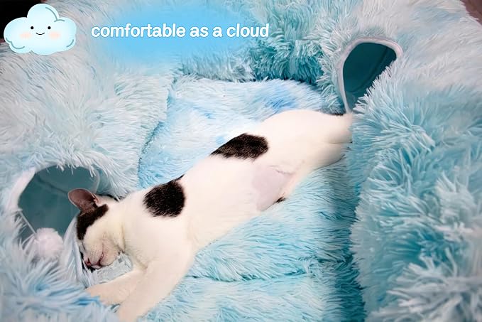 XxingSheep 4 Cave Shuttled XL Cat Tunnel Bed - Image 3