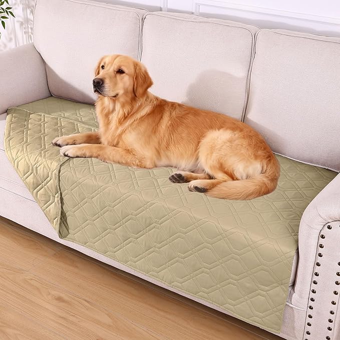 hyha Waterproof Dog Bed Blanket, Soft Pet Blankets, Waterproof Couch Cover by hyha