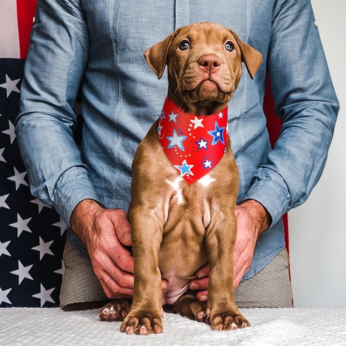 200 Pcs Patriotic Dog Bandanas Bulk Veterans Day Bandanas - Image 7