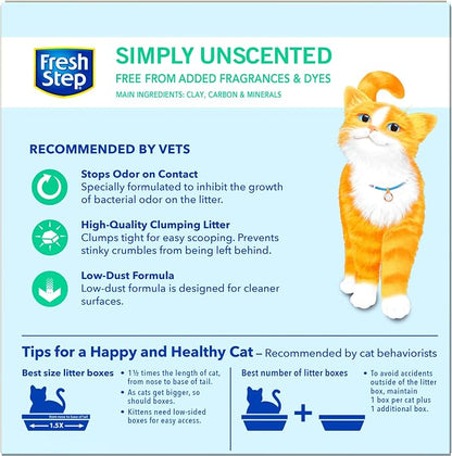 Fresh Step Cat Litter, Odor Control | Clumping Formula | Activated Charcoal | - Image 8