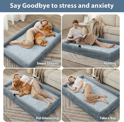 WNPETHOME Human Dog Bed for Adult, Washable Dog Couch - Image 5