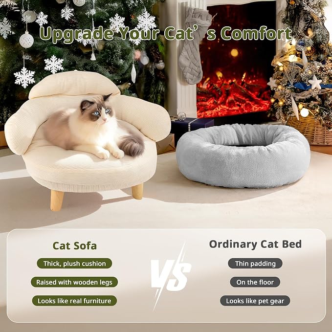 Cat Sofa Furniture-Style Pet Bed - Image 5