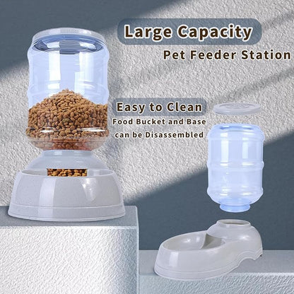 Automatic Dog Feeders, 3 Gallon Capacity Gravity Food Dispenser - Image 5